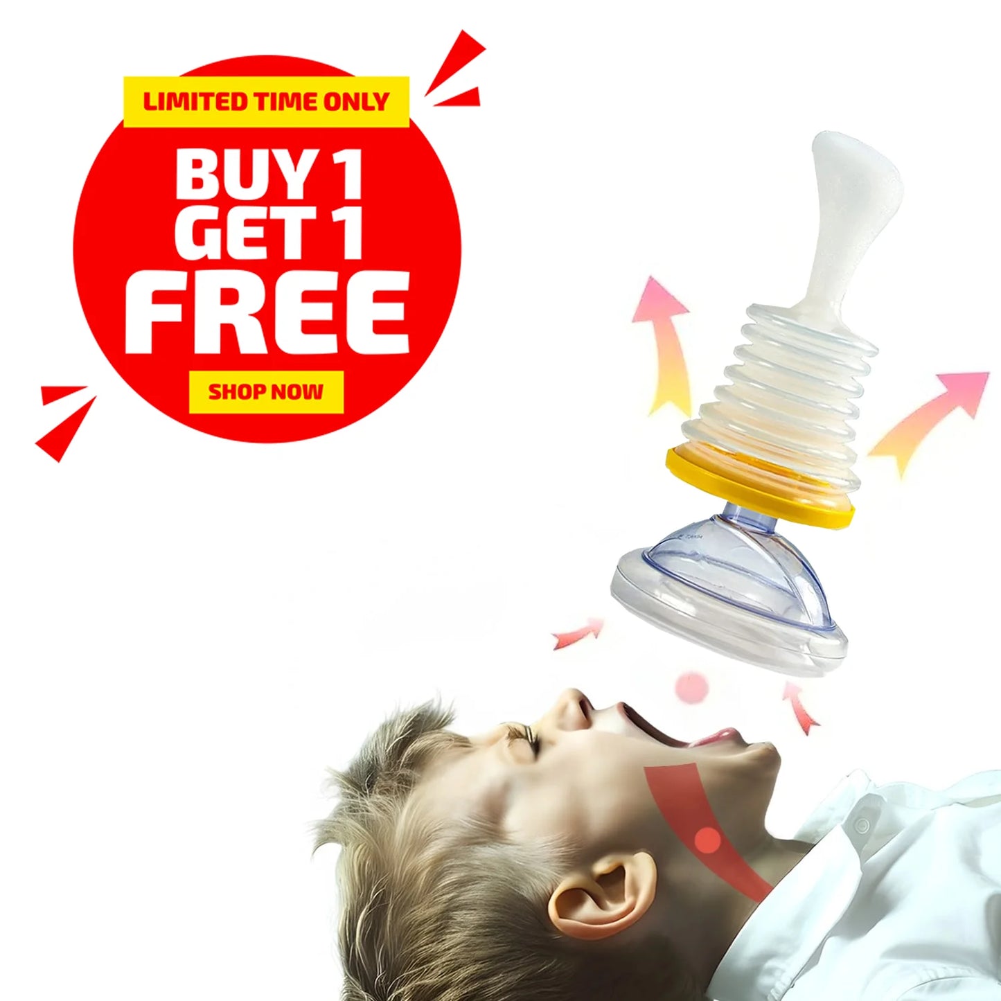 LifeBreath™ Anti Choking Device(Children and Adults)